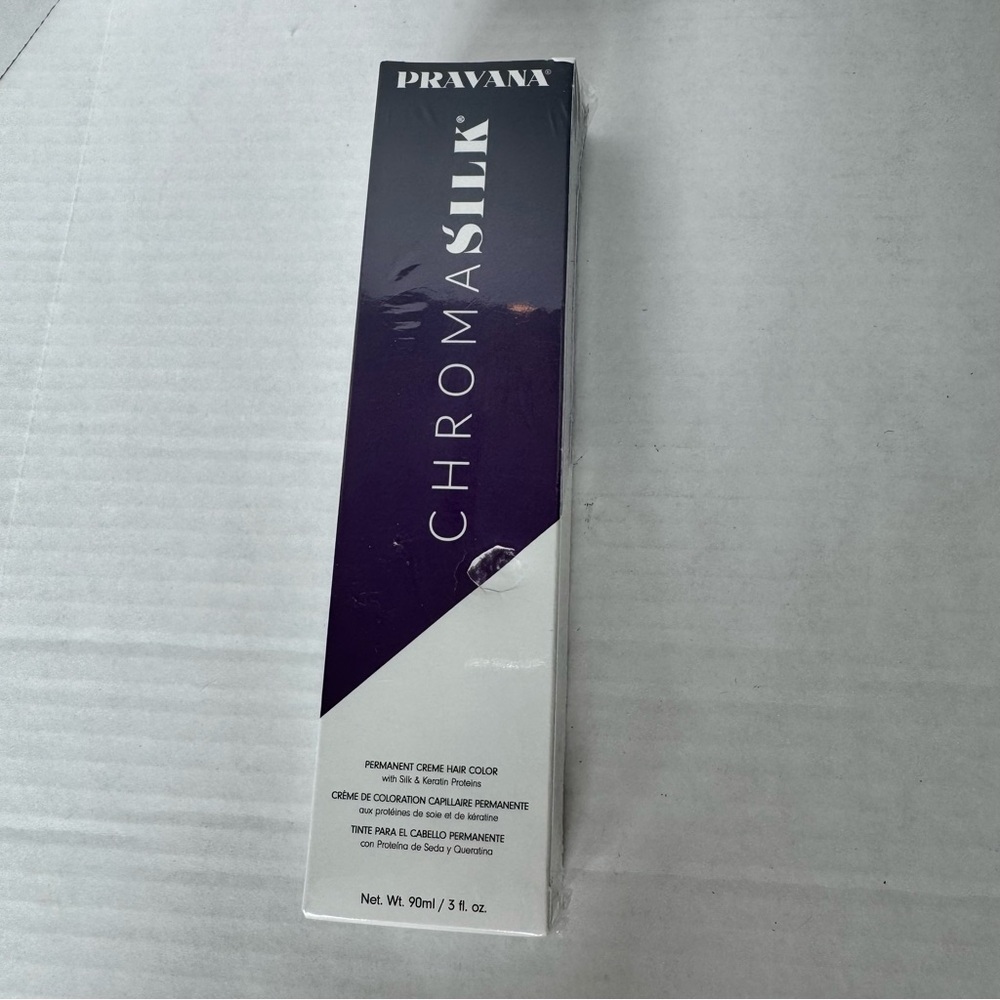 NIB Pravana ChromaSilk Permanent Creme Hair Color 7.43 Copper Golden Blonde - Picture 2 of 13